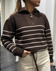 Maglione Zip Susy Mix Donna Art. M92039