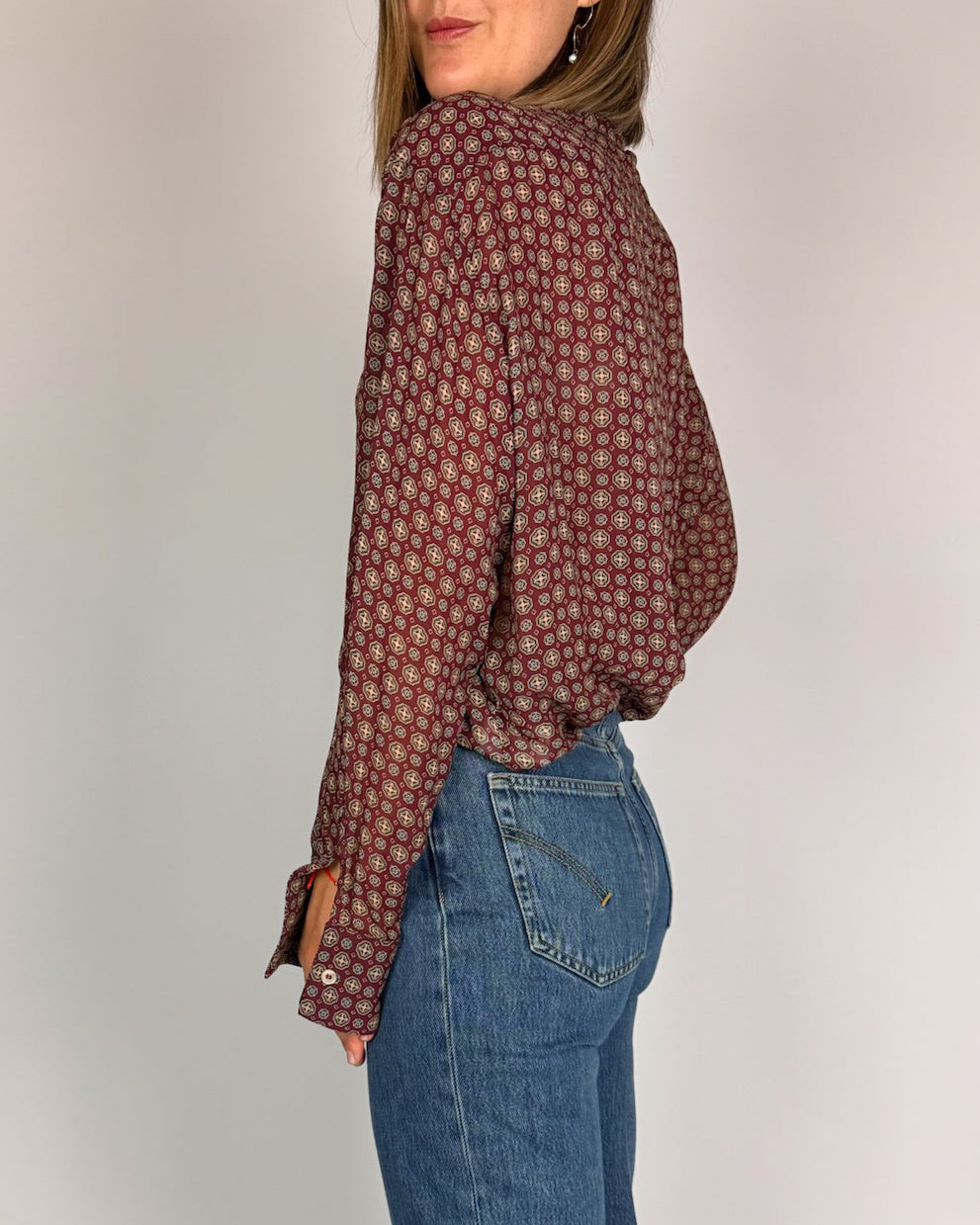 Camicia Fantasia Cravatta Tensionein Donna Art. 40610