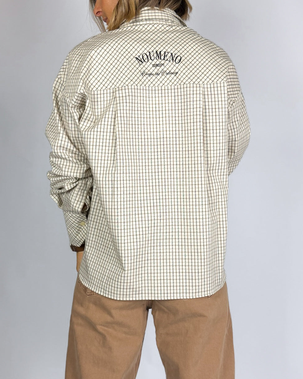 Camicia Quadri Tasche Fiocco NouConcept Donna Art. N-CM58-17209
