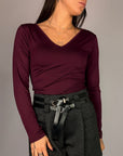 Maglia DoppioScolloV Susy Mix Donna Art. 260804