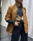 Giacca Suede  Only Donna Lina Art. 15357019