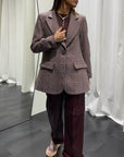 Giacca Check Susy Mix Donna Art. SM185A