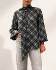 Camicia Quadri Con Fiocco Eleh Donna Art. EFW260292
