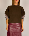 Maglia Gilet con Manicotti  Donna Art. 126/WL7262