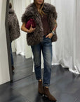 Gilet Ricciolo Reversibile Motel Donna Art. LS684