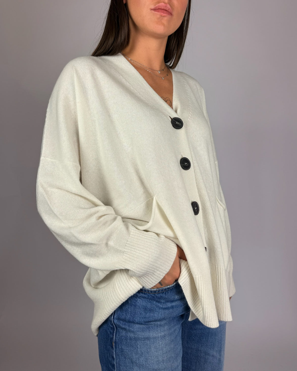 Cardigan Maxi  Calatura Donna Art. ACT469