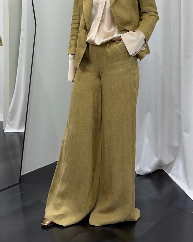 Pantalone 100% Lino Lottelia Marella Donna Art. 26131310622