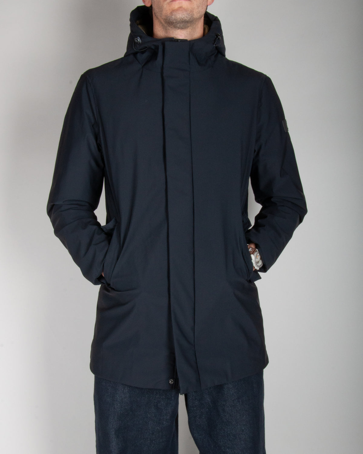 Giubbotto Tecnico lungo con cappuccio Gianni Lupo Art. GL5068BD-F26