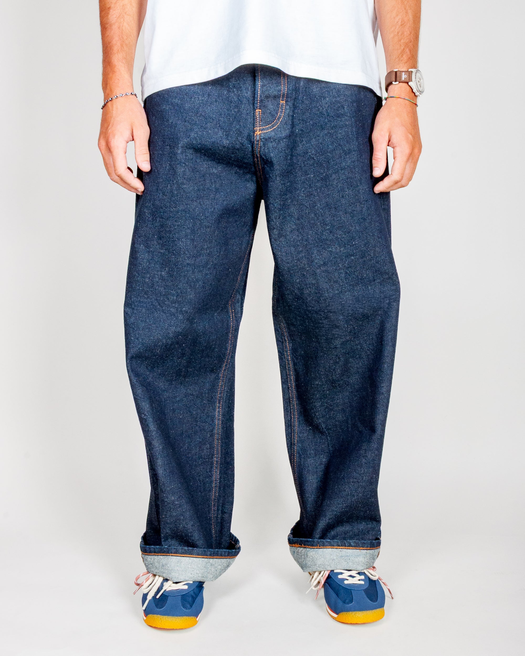 Jeans Huge Uomo Rinse Denim Amish Art. AMX217D5700021