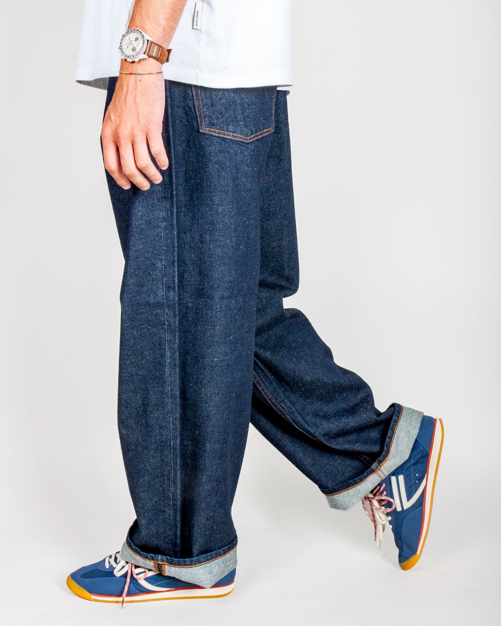 Jeans Huge Uomo Rinse Denim Amish Art. AMX217D5700021