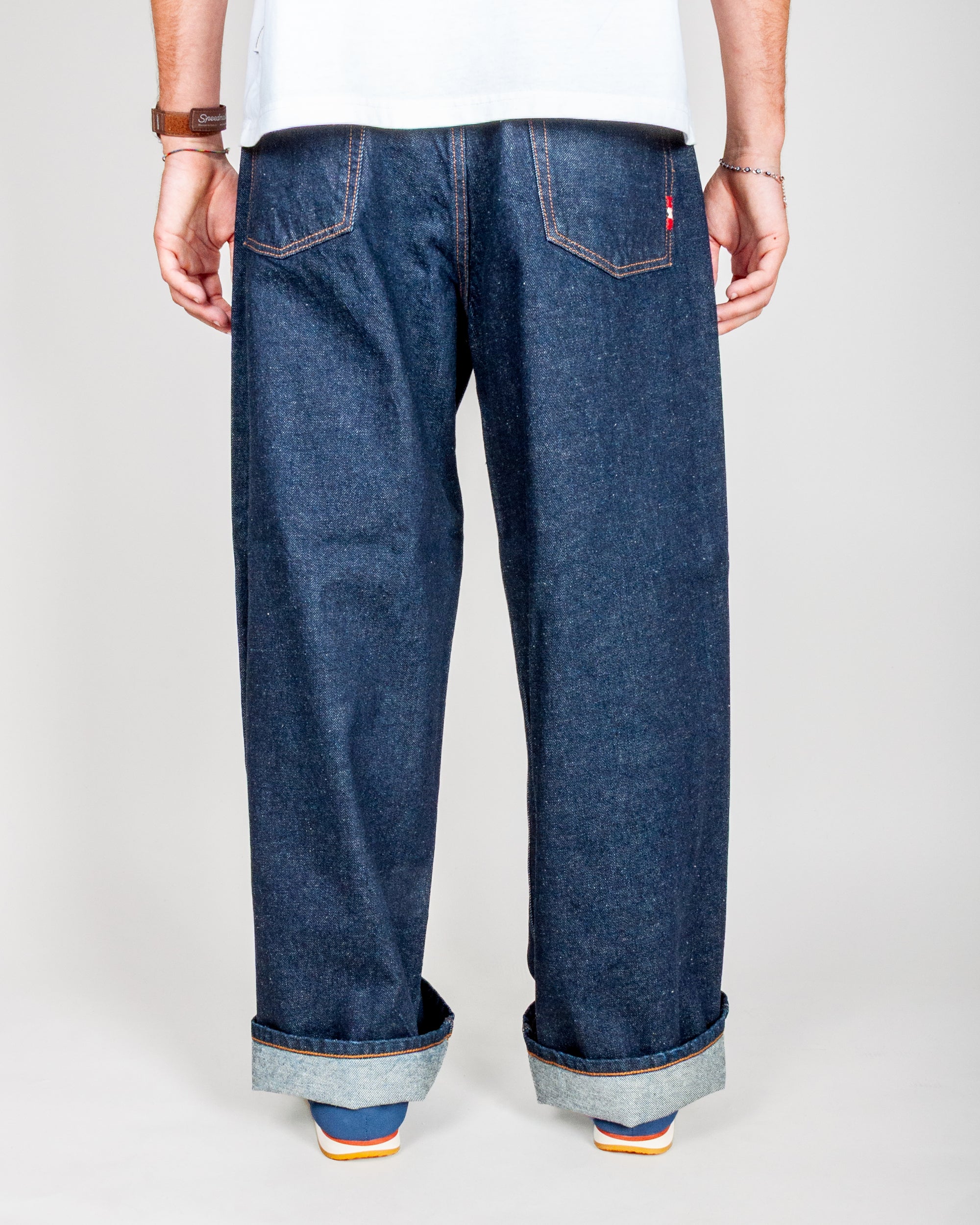 Jeans Huge Uomo Rinse Denim Amish Art. AMX217D5700021