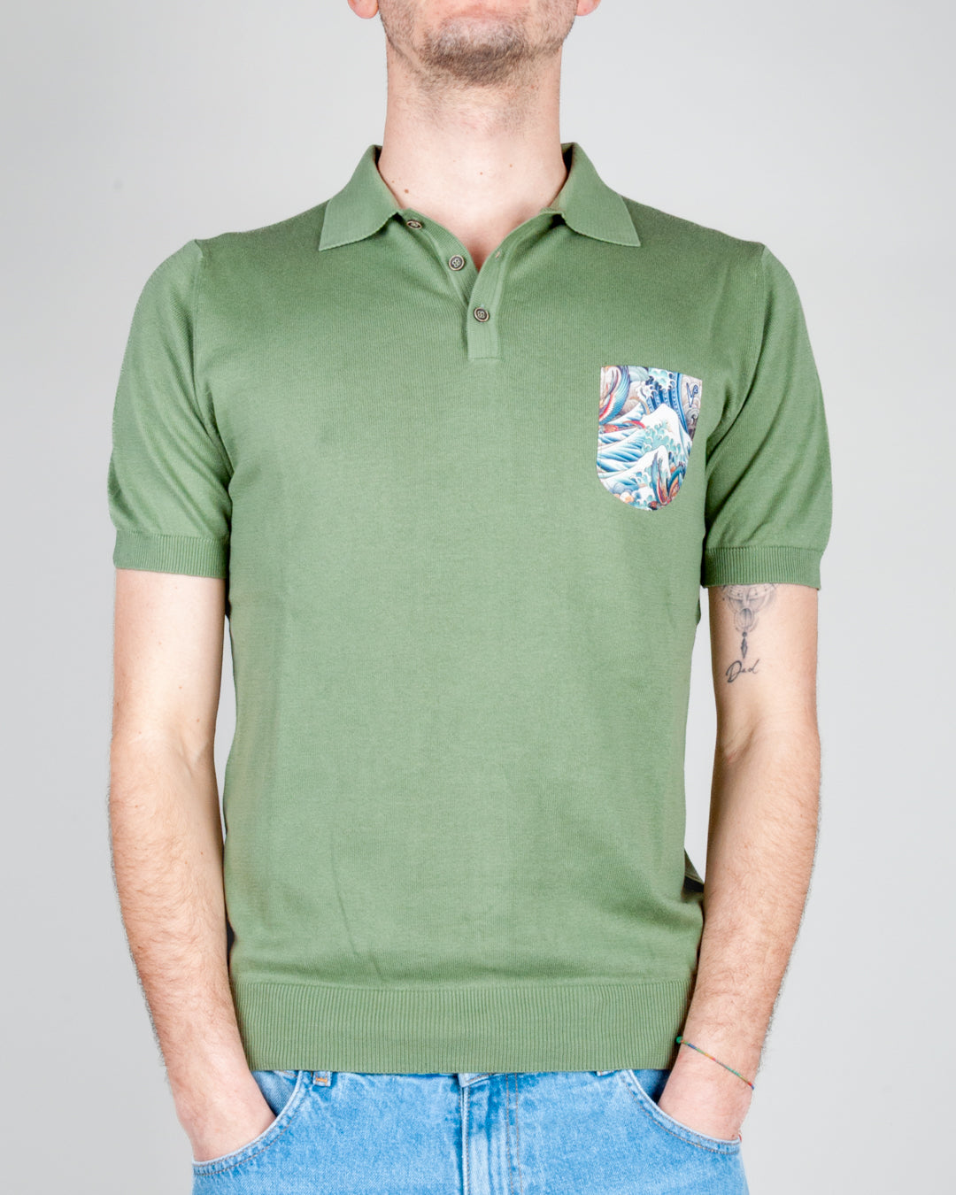 Polo Filo Manica corta taschino fantasia V2 Art. POPUCO