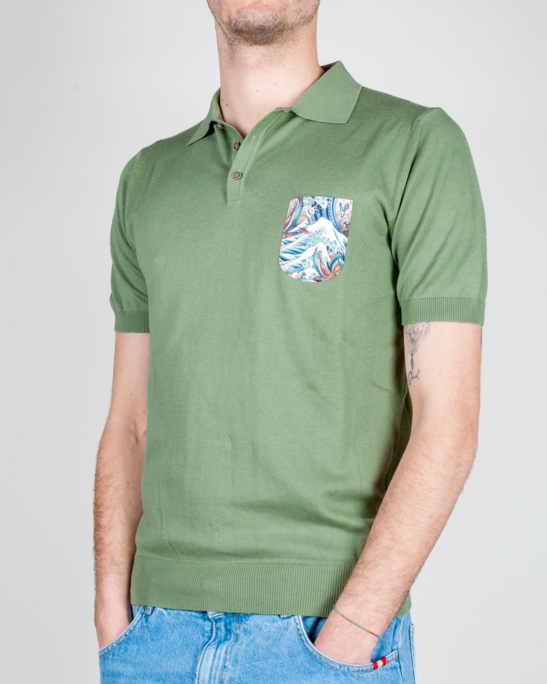 Polo Filo Manica corta taschino fantasia V2 Art. POPUCO