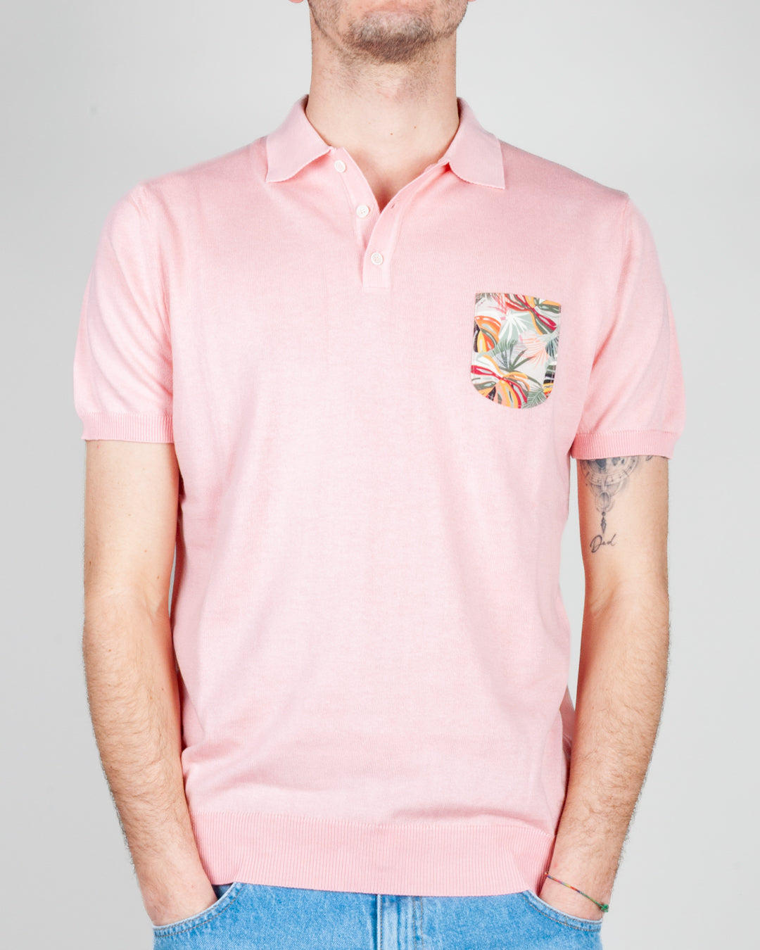 Polo Filo Manica corta taschino fantasia V2 Art. POPUCO