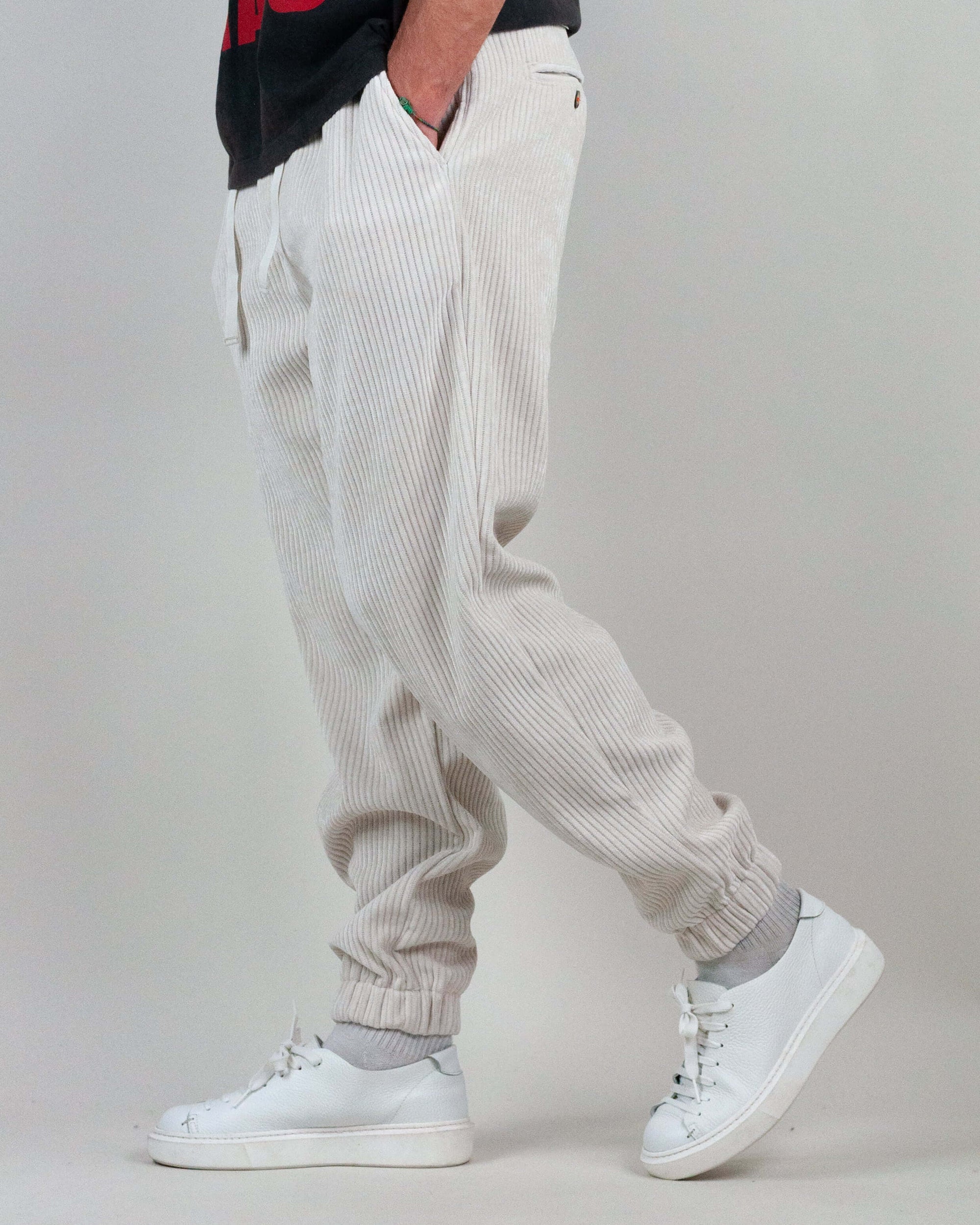 Pantalone Velluto costa larga con elastico caviglia Berna Uomo Art. BERNA M 252117