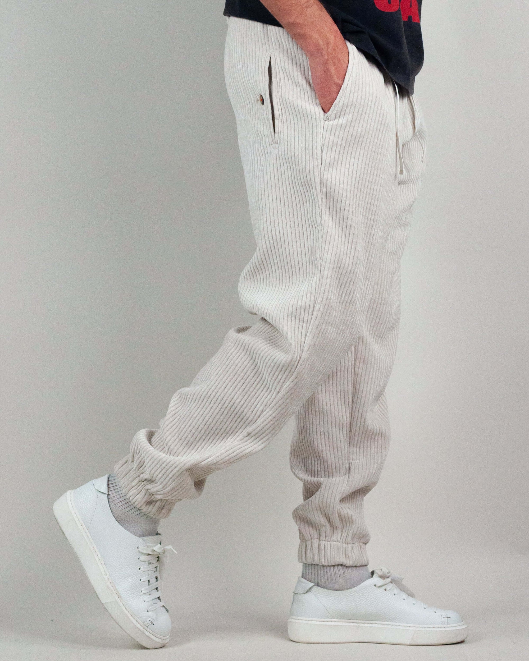 Pantalone Velluto costa larga con elastico caviglia Berna Uomo Art. BERNA M 252117