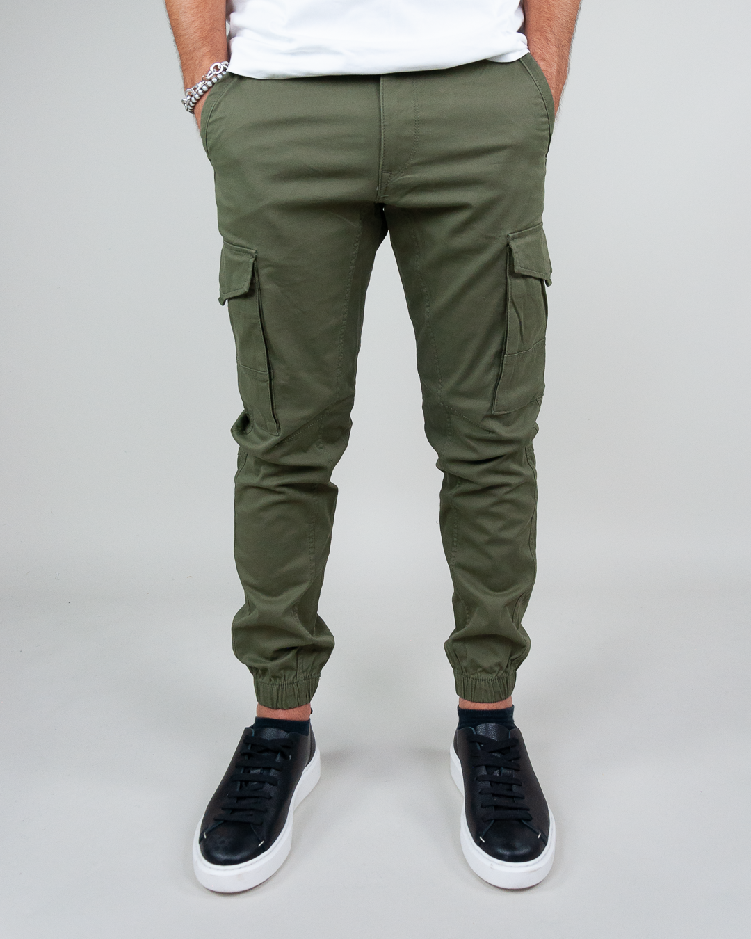 Pantalone Cargo con elastico Jack & Jones Art. 12141844 - 1921 Store