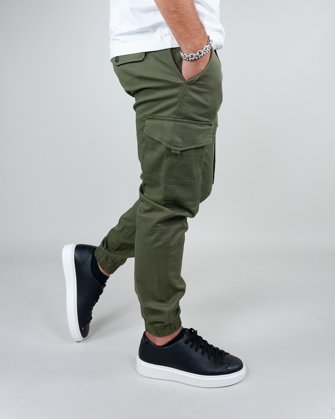 Pantalone Cargo con elastico Jack & Jones Art. 12141844 - 1921 Store