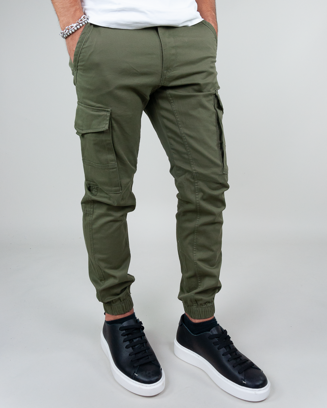 Pantalone Cargo con elastico Jack & Jones Art. 12141844 - 1921 Store