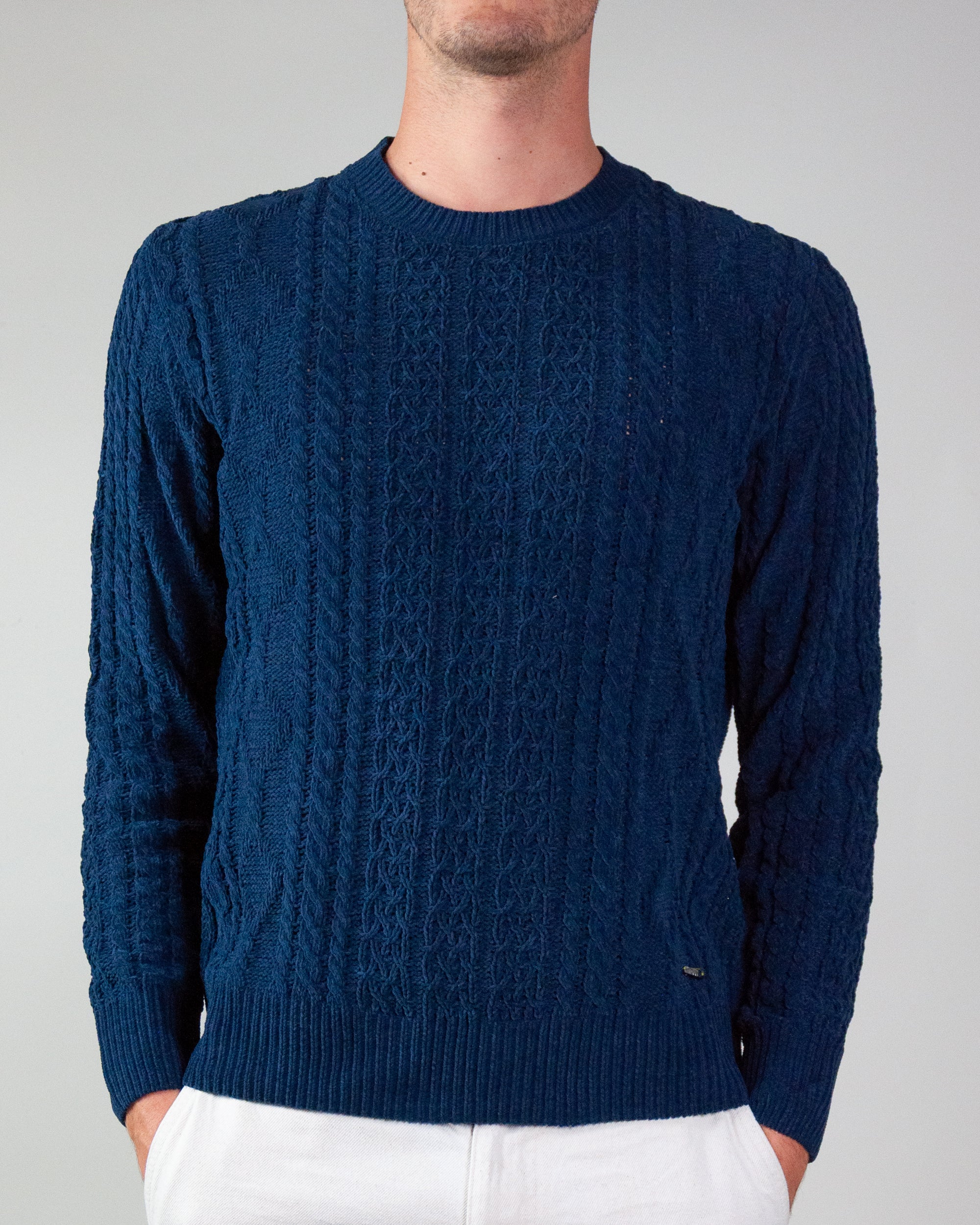 Maglia Ciniglia Treccia Gianni Lupo Art. GL522S-F25