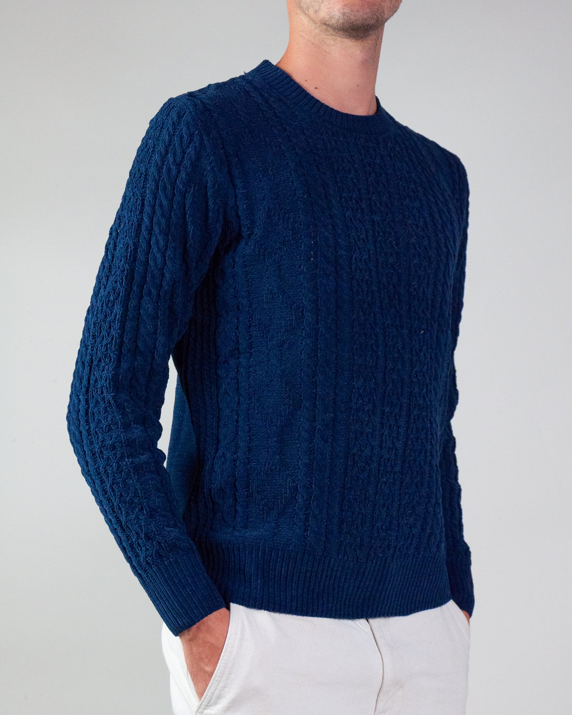 Maglia Ciniglia Treccia Gianni Lupo Art. GL522S-F25