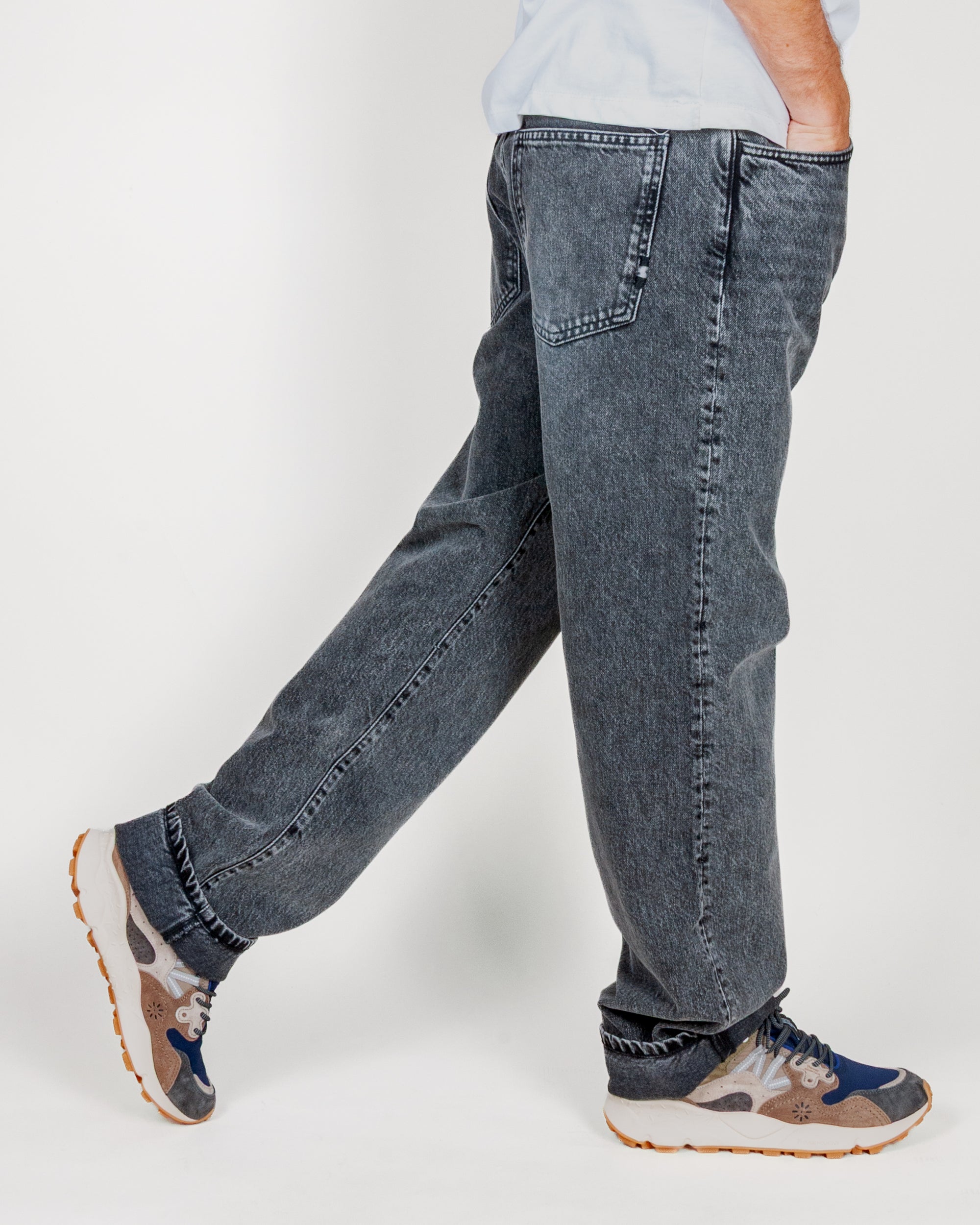 Jeans James Uomo Black Denim Amish Art. AMU010N0943011