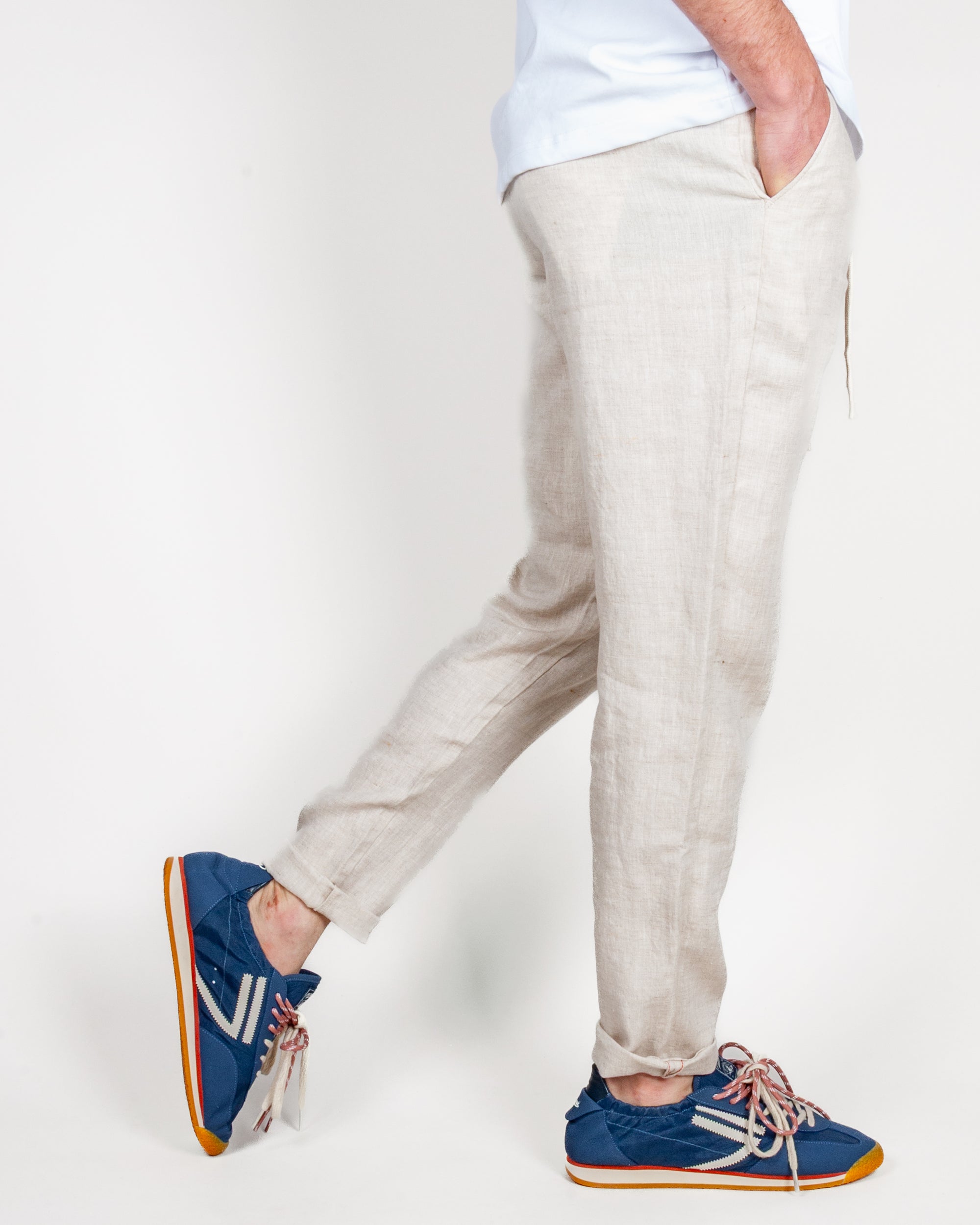 Pantalone 100%lino Uomo Gianni Lupo Art. GL5144BD-S26