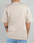 Back view of a casual T-shirt in felpa Berna, model BRN M 252083, displayed on a person.