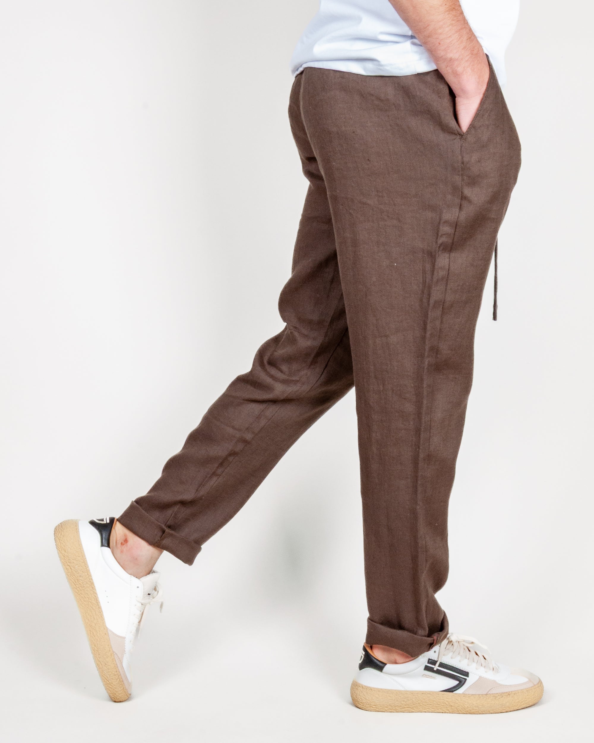 Pantalone 100%lino Uomo Gianni Lupo Art. GL5144BD-S26