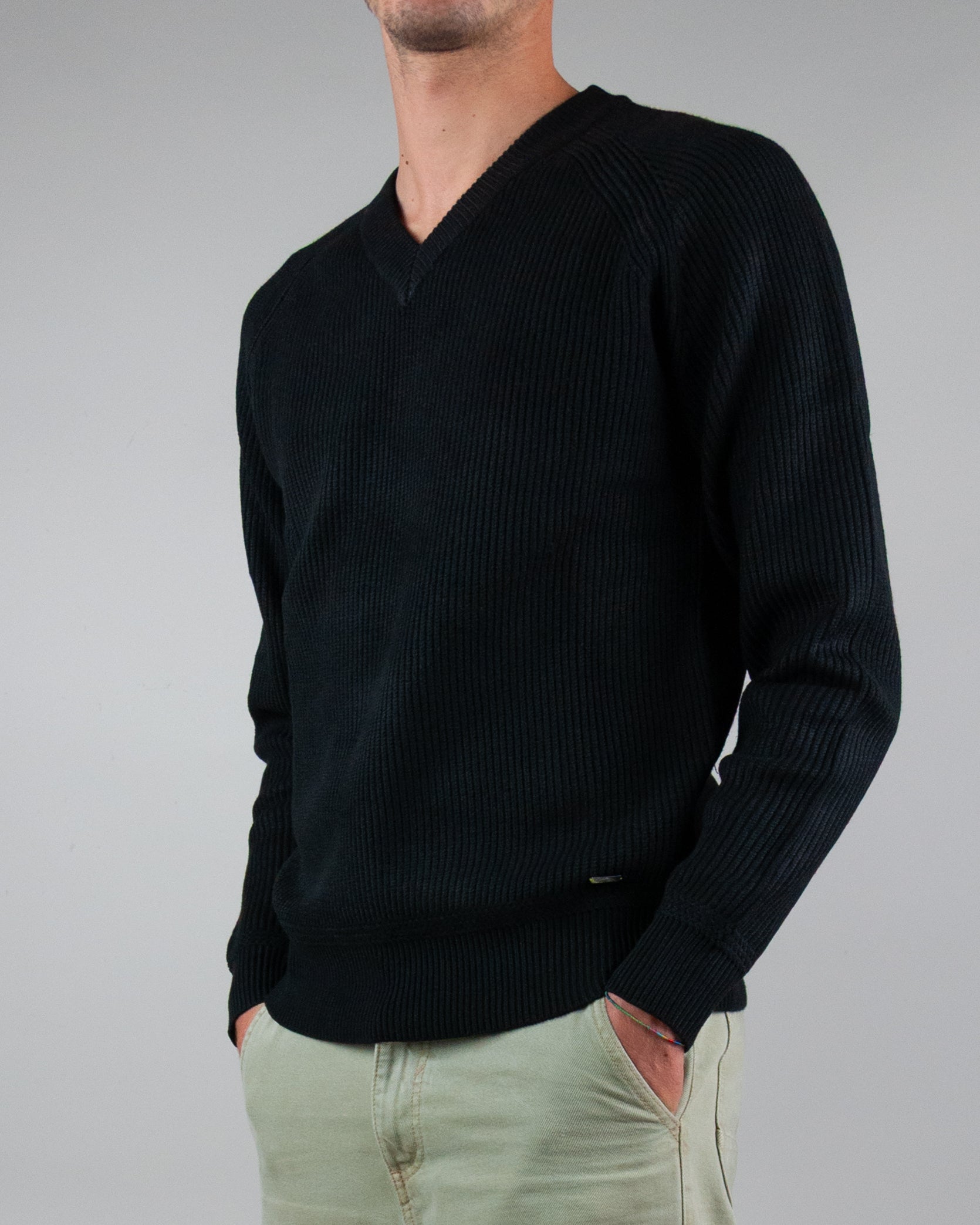 Maglia Costine Scollo a V Gianni Lupo Art. GL35229