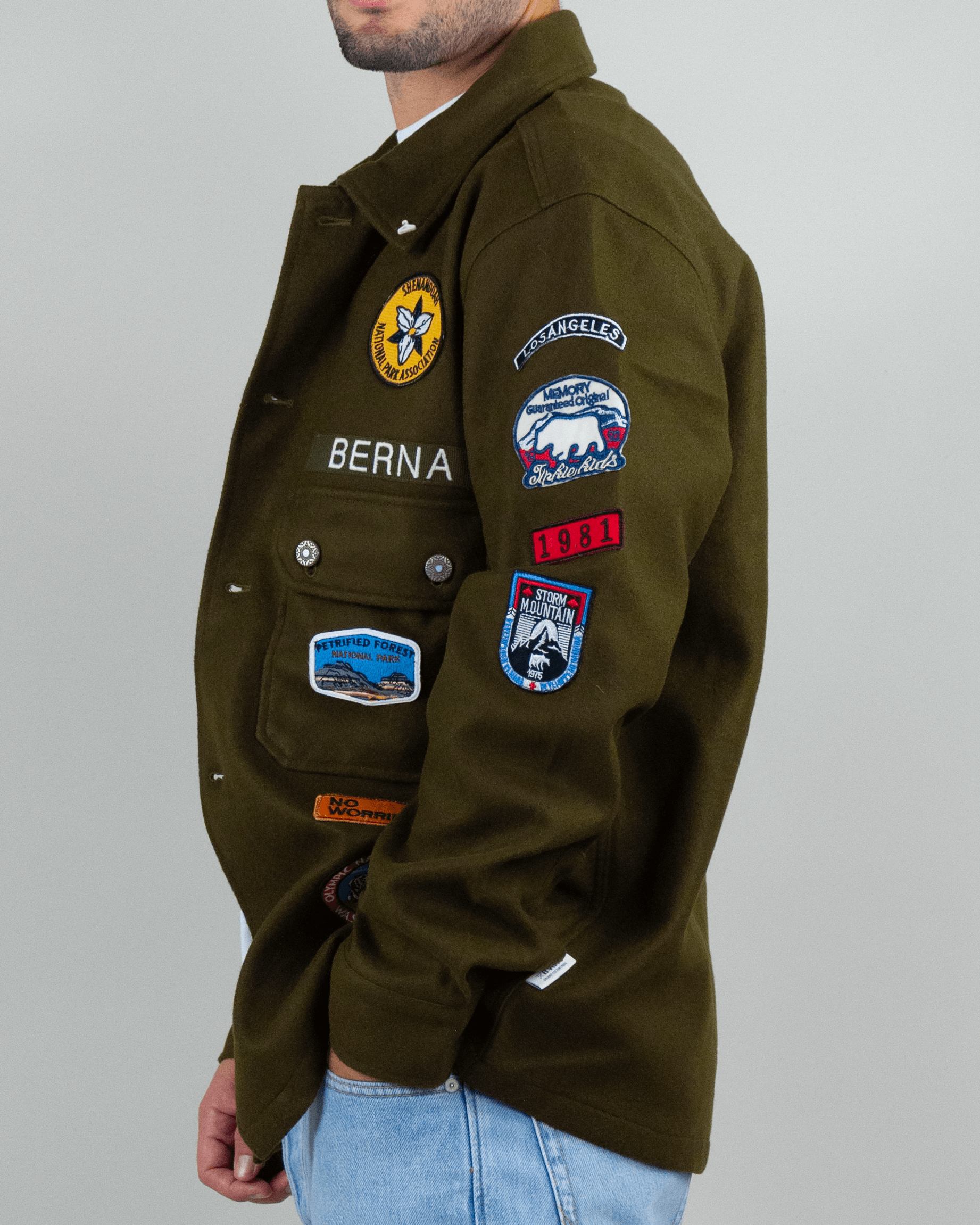 Overshirt Patch Berna Art. BERNA M 252306