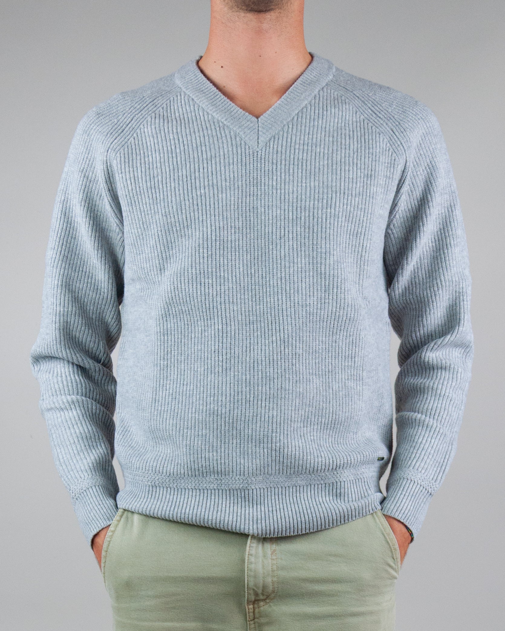 Island Green Igknt2062 - Maglione da Uomo Super Morbido a Maglia fine Island Green Igknt2062 - Maglione da Uomo Super Morbido a Maglia fine