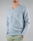 Maglia Costine Scollo a V Gianni Lupo Art. GL35229