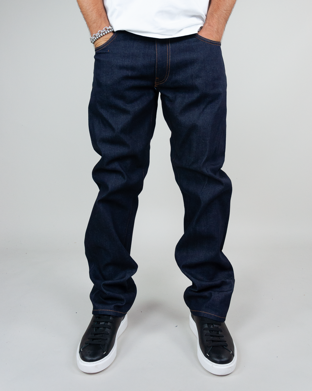 Jeans Jeremiah Selvedge Raw Denim Uomo Amish Art. AMU010D6520000 - 1921 Store