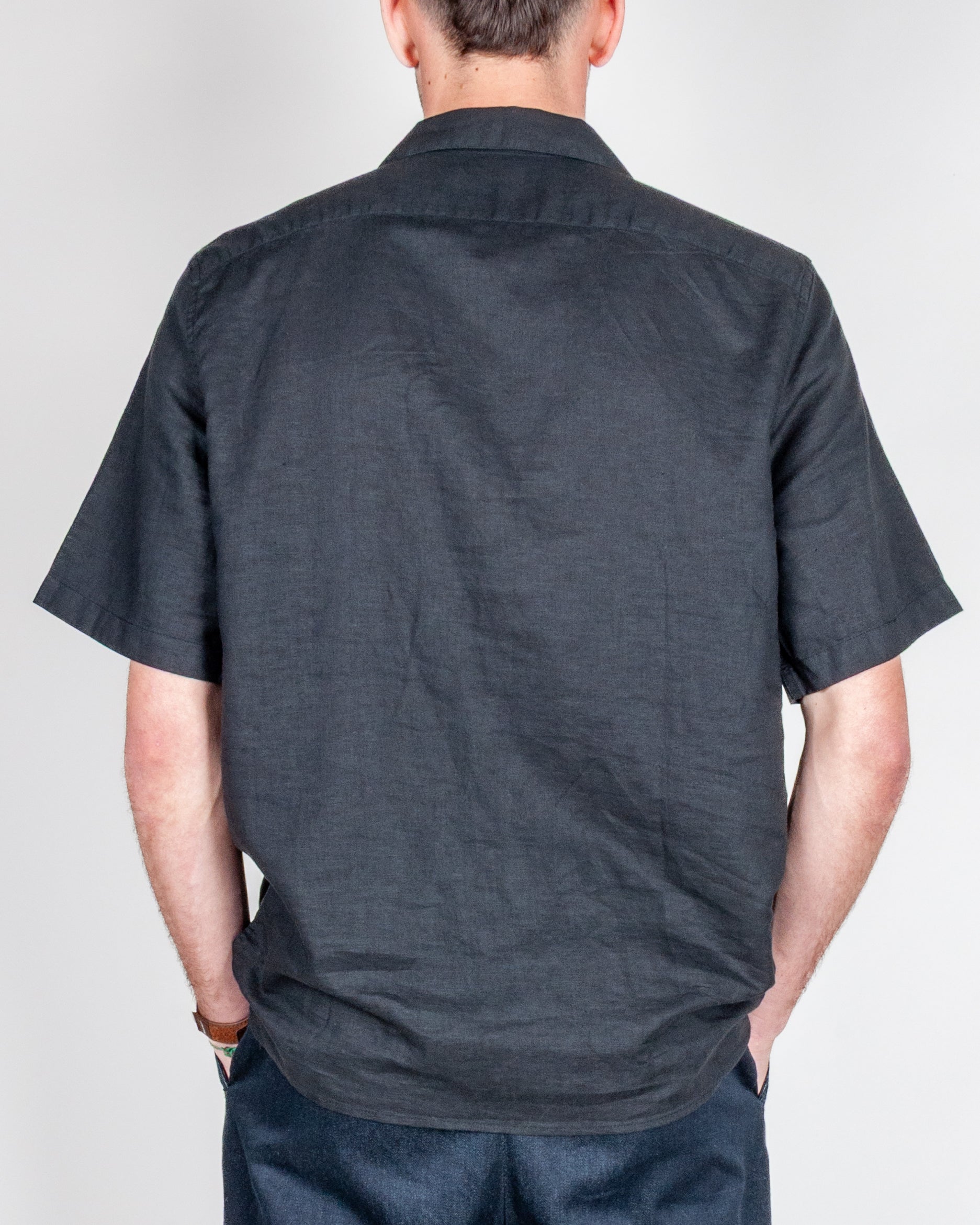 Camicia Manica corta Misto lino collo Bowing Over D Art. OC1S2S6C28