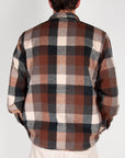 Overshirt Quadri imbottita Philotinto Art. 27W14OS-1