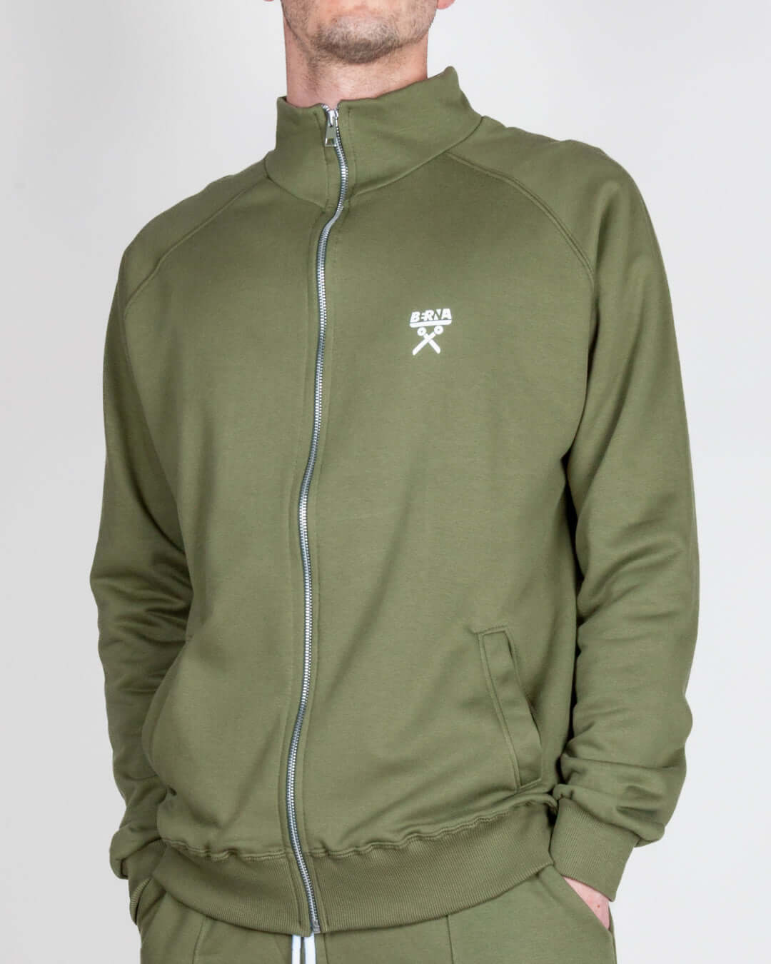 Felpa Zip Lupetto Berna Uomo Art. BERNA M 261060