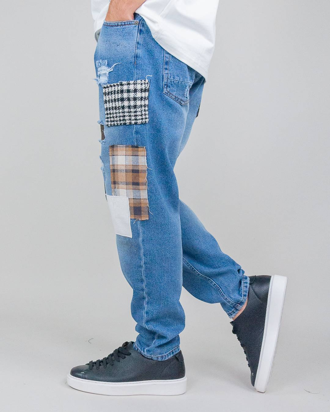 Jeans Patchwork Block Eleven Art. 46BLK00130 - 1921 Store