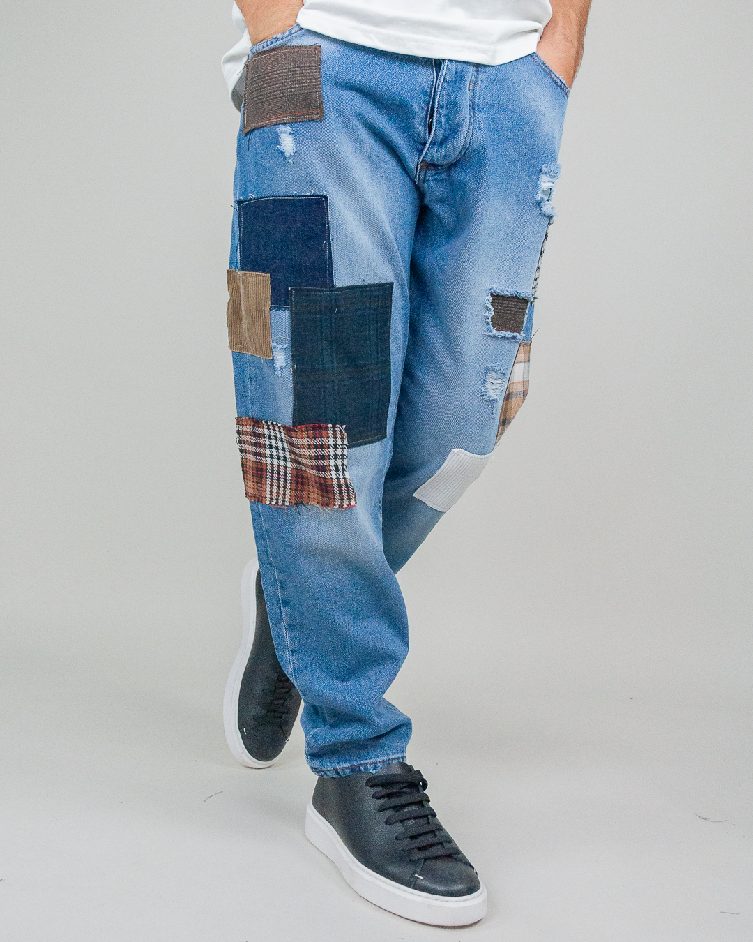 Jeans Patchwork Block Eleven Art. 46BLK00130 - 1921 Store