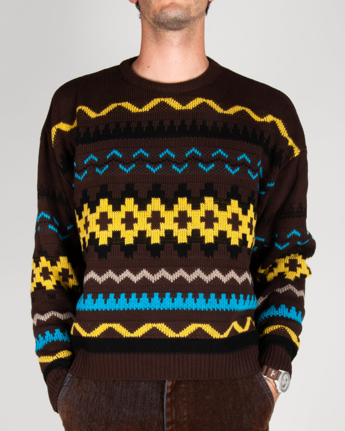 Maglia in fantasia misto lana Imperial Uomo Art. M814194916