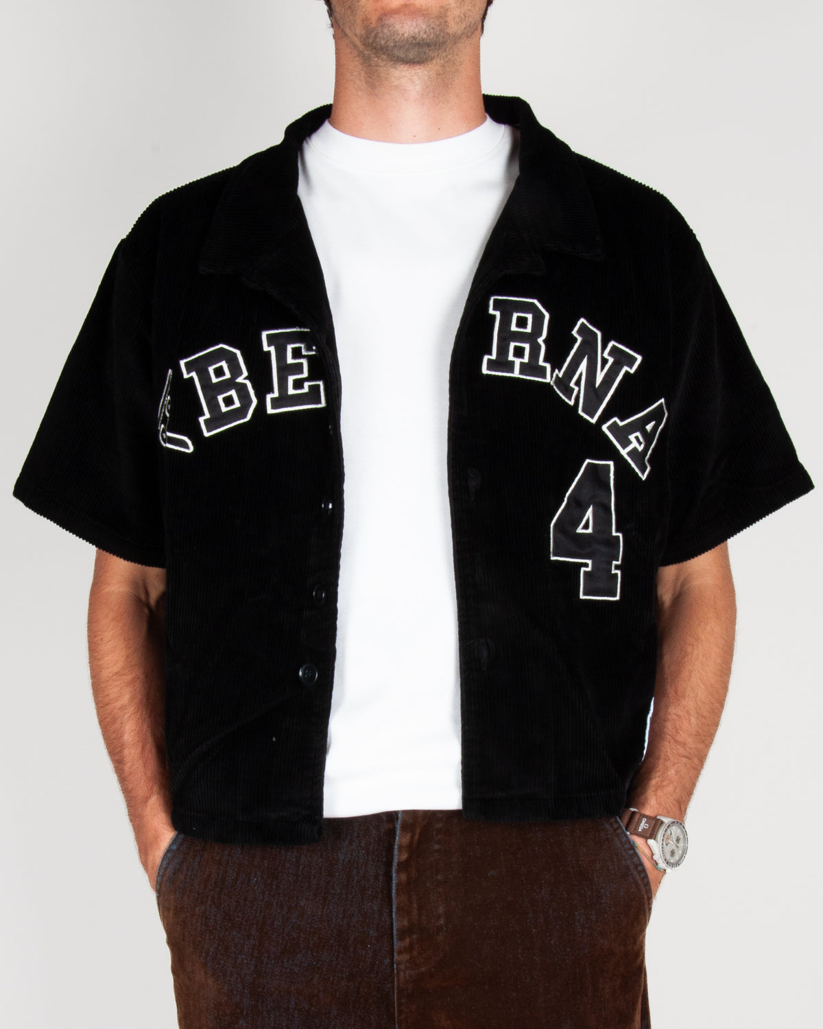 Baseball Shirt Cropped Berna Art. BERNA M 262362