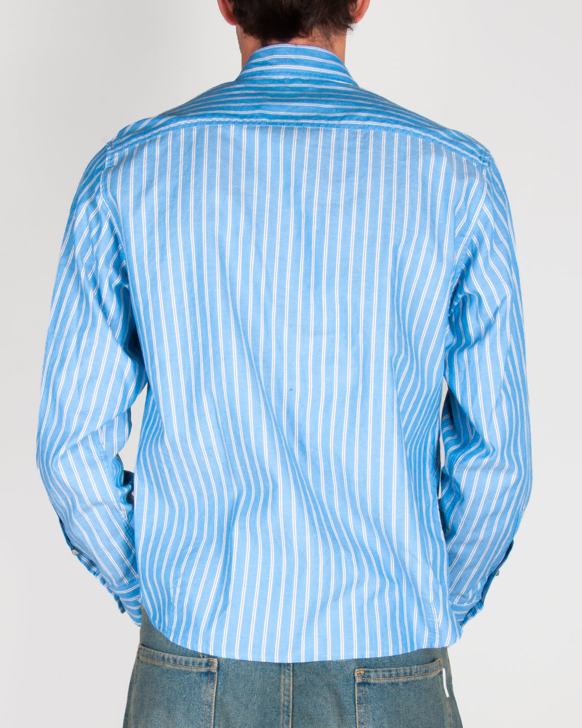 Camicia righe con taschino cropped Officina 36 Mod. Diso Uomo Art. 0343000659