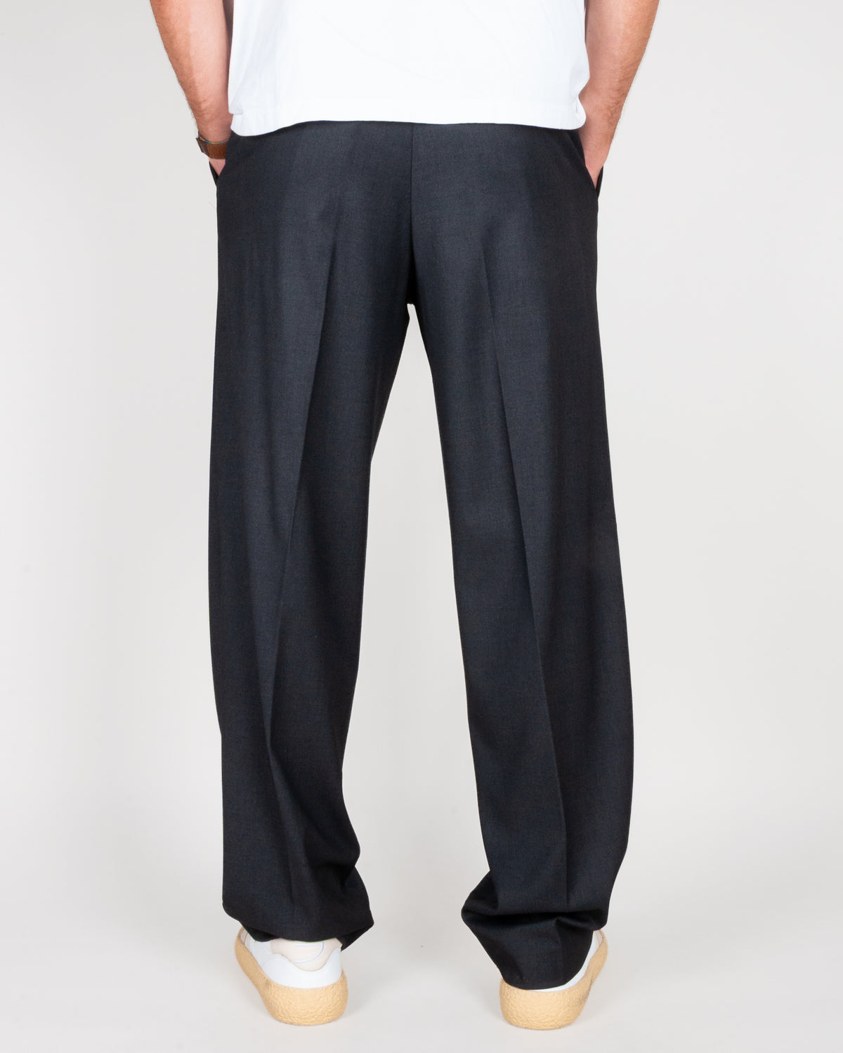 Pantalone fondo ampio con pinces I'm Brian Art. PA3890