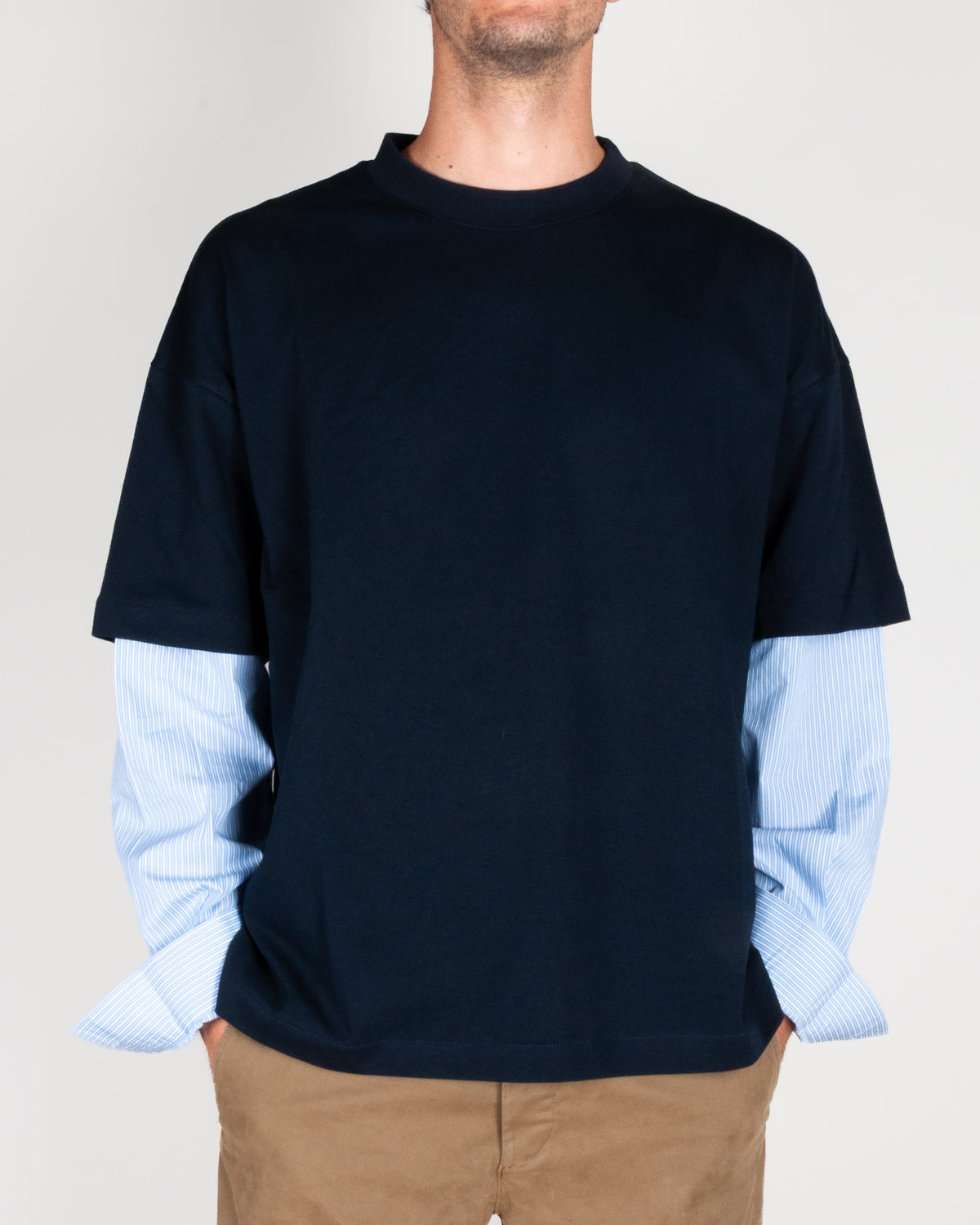 T-shirt Oversize con manica camicia I'm Brian Art. TS3936