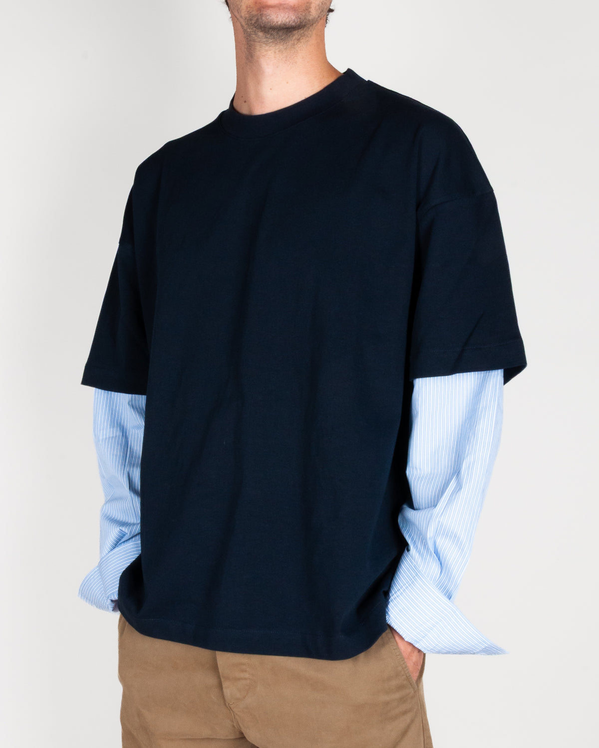 T-shirt Oversize con manica camicia I'm Brian Art. TS3936