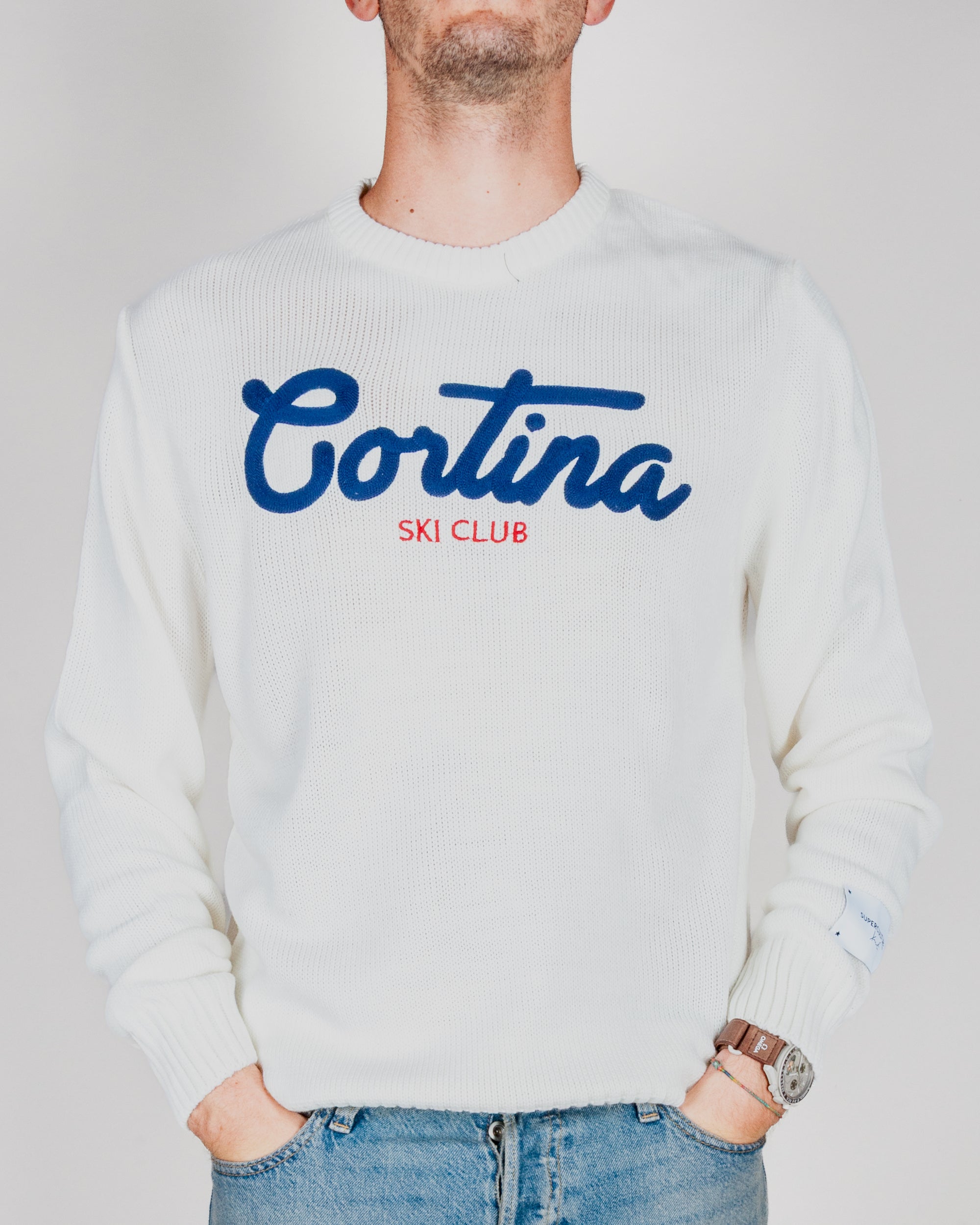 Maglione Superculture Girocollo Cortina Ski Club Art. AK7003