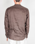 Camicia coreana in puro lino Philotinto Art. 26S19CA