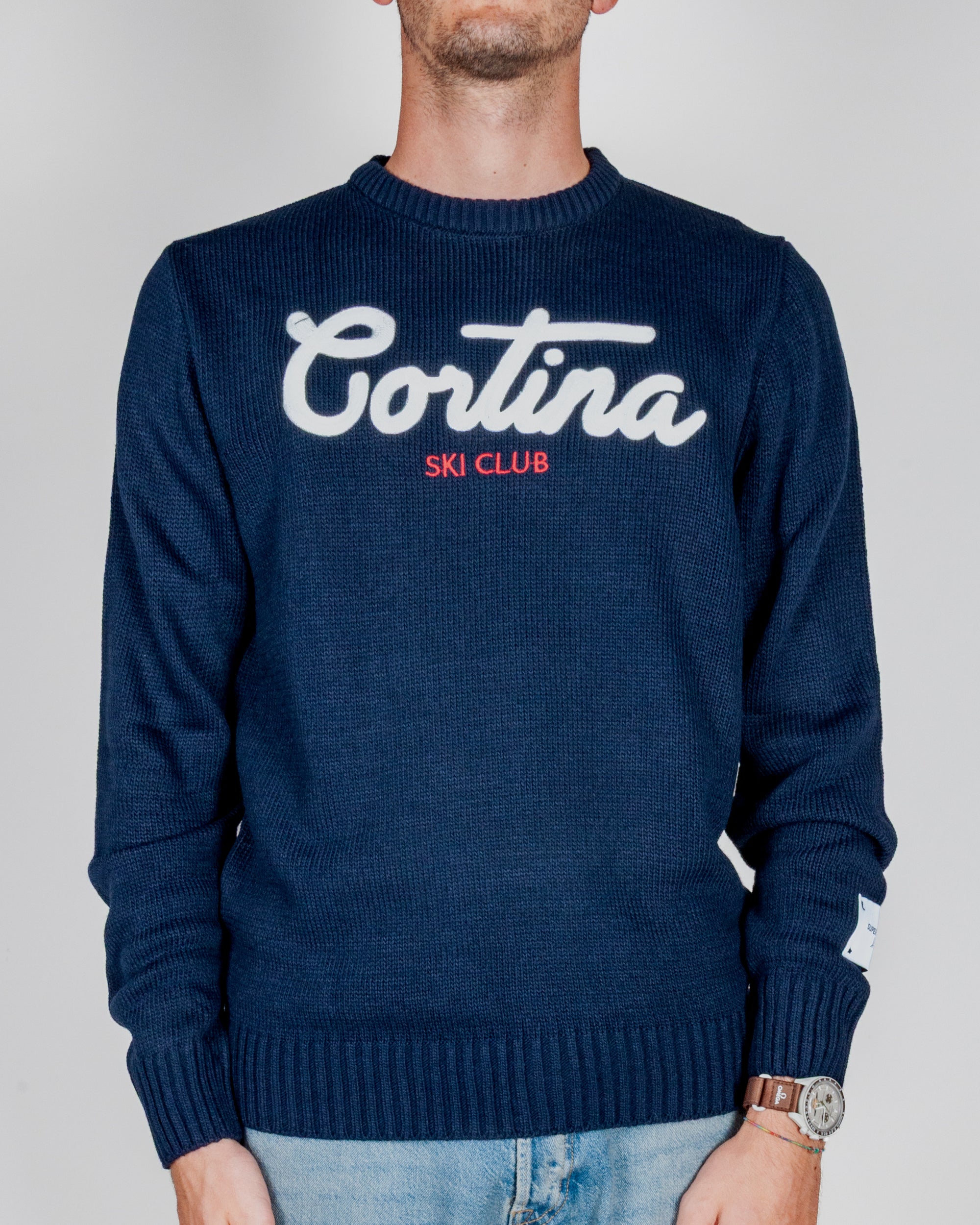 Maglione Superculture Girocollo Cortina Ski Club Art. AK7003