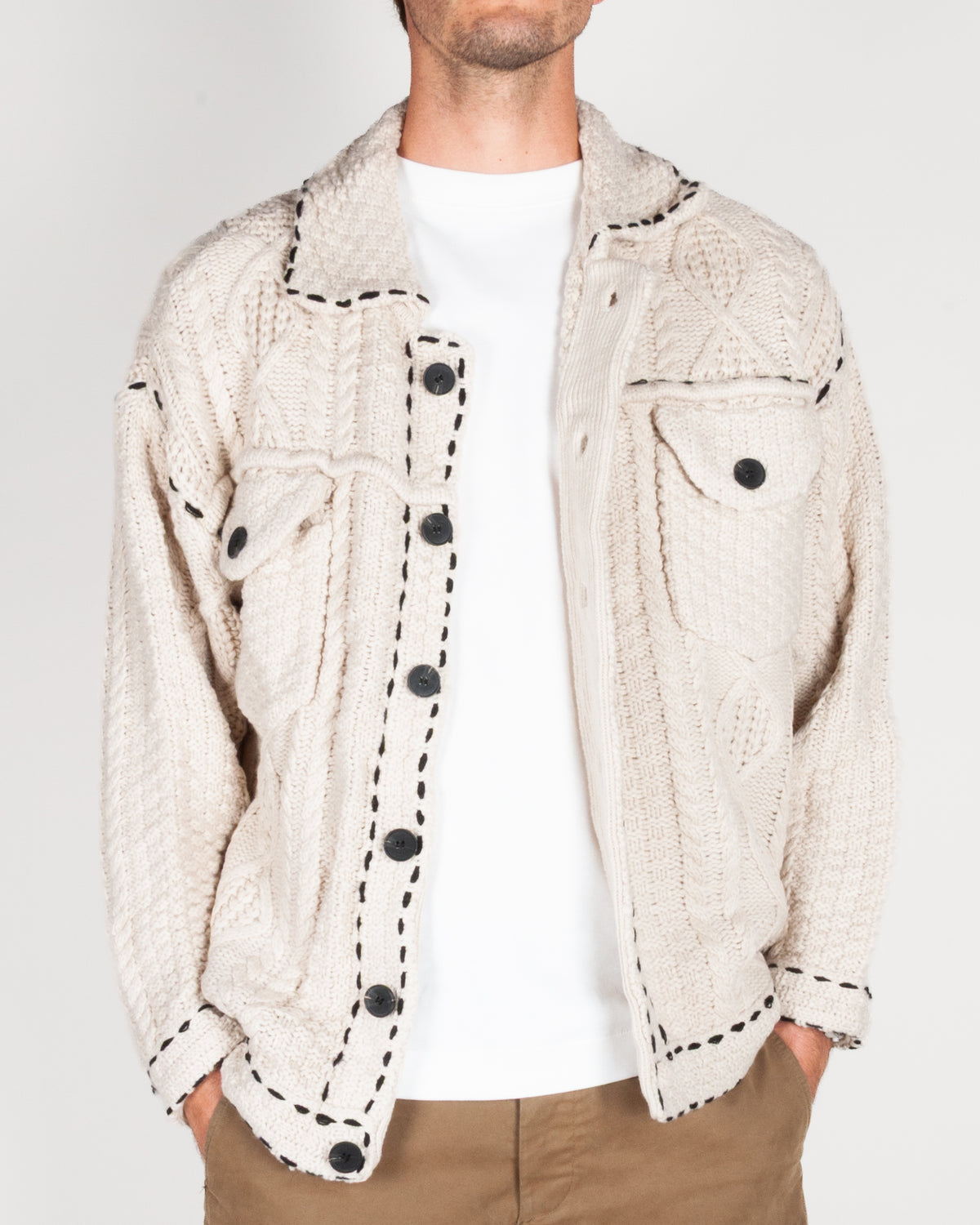 Cardigan Trecce Berna Uomo Art. BERNA M 262389