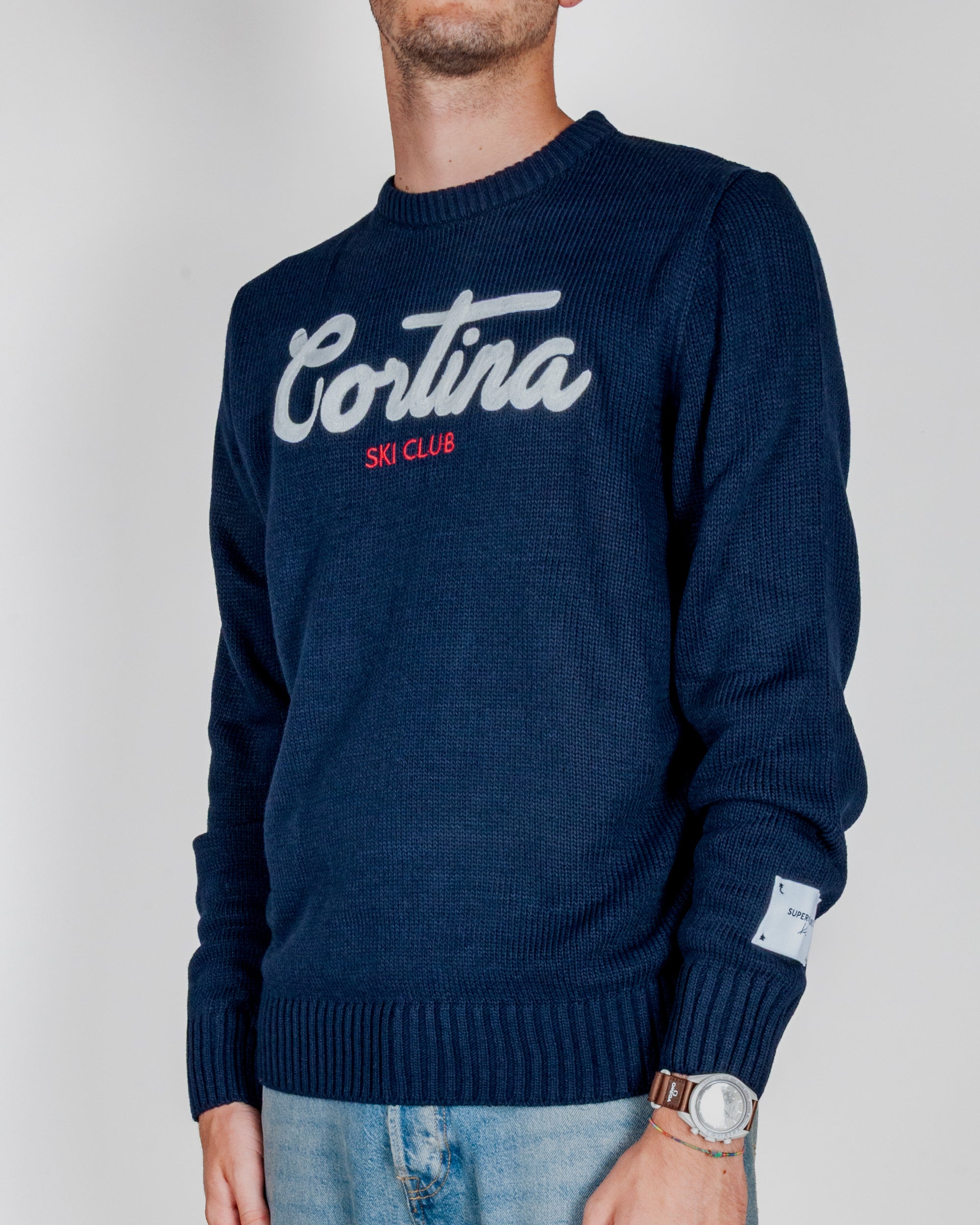 Maglione Superculture Girocollo Cortina Ski Club Art. AK7003